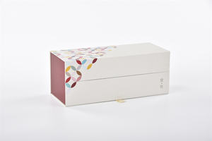 Fabricant de gros de luxe personnalisé imprimé 2mm gris mat PP stratification boîtes cadeaux portables avec fonction UV Spot boîtes de papier - Product Image 2