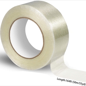 Nastro in fibra di vetro 45/45 biassiale nastro in fibra di vetro 100M milkee nastro in fibra di vetro per impermeabilizzazione - Product Image 2