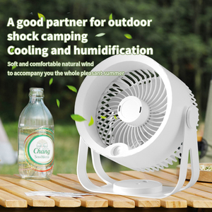 Sương mù <span class=keywords><strong>fan</strong></span> với bể nước LED ánh sáng di động quạt làm mát cho ngoài trời không khí trong nhà lưu thông USB có thể sạc lại - Product Image 5