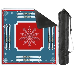 Tapete <span class=keywords><strong>de</strong></span> Aislamiento Acústico para Esquí y Mahjong, 80x80cm, Base <span class=keywords><strong>de</strong></span> Goma Antideslizante, Cubierta para Mesa <span class=keywords><strong>de</strong></span> Póker y Dominó - Product Image 1