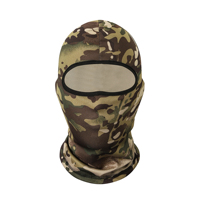 Dropshipping 1 pièce Cagoule tactique intégrale camouflage unisexe personnalisable, coupe-vent et anti-UV, pour cyclisme estival et ski