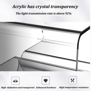 Wholesale Clear Acrylic Bible Display Stand Silk-Screen Printing Custom Logo Custom Thickness OEM Living Room Bedroom Bathroom - Product Image 4