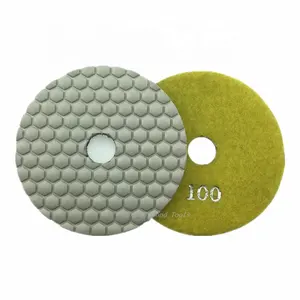 flexible diamond granite dry polishing pads