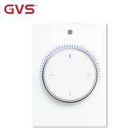 Panel Ekstensi KNX S7 Rotary dengan Kamera, Aksesori 4 Tombol Hitam Putih untuk Panel Sentuh Pintar S7