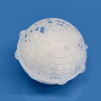 Média d'Emballage Biologique ZY Suspension 100mm PP/PE Vierge Bio Ball MBBR Filtre pour Station d'Épuration des Eaux Usées