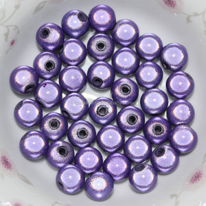 Cuentas de forma redonda milagrosa de ilusión 3D acrílica de 16MM, cuentas espaciadoras sueltas de colores arcoíris para la fabricación de joyas - Product Image 4