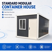 Maison mobile modulaire préfabriquée en acier, anti-corrosion, pour bureau et habitation
