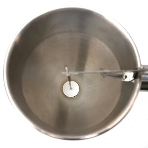 Entonnoir à pâte en acier inoxydable facile à presser avec support, distributeur de pâte mains libres pour beignets et crêpes - Product Image 2
