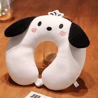 Oreiller de voyage portable en forme de U, motif dessin animé, pour avion, bus longue distance, train, confortable pour dormir