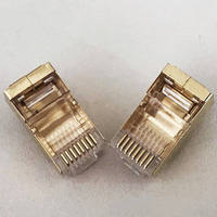 Connecteur Rj45 de prise de prix usine 8p8c Rj45 Cat5 connecteur de réseau de prise modulaire pour câble Cat5 Cat5e Cat6