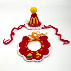 Bufanda y Collar Cuadrados de Acrílico Navideños para Mascotas, Hechos a Mano, Regalo Musulmán para Hombres - Product Image 2