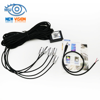Ligne directe application de contrôle et capteur de son EL voiture led pied atmosphère accessoires lampe décorative intérieure rvb lumière ambiante