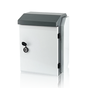 Thép mạ kẽm IP66 cực gắn CCTV giám sát bao vây hộp ngoài trời không thấm nước tủ điều khiển điện bao vây - Product Image 4