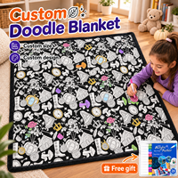 Nouvelle Couverture à Colorier DIY Motif Rose Carrosse Contes de Fées avec Marqueurs pour la Maison, la Famille, l'Artisanat et les Cadeaux
