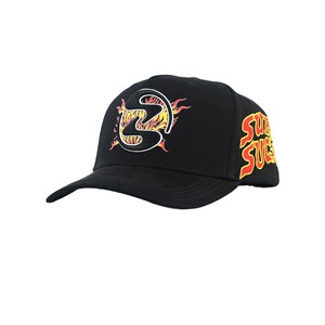 Casquette en coton personnalisée avec broderie et impression sérigraphique à 5 panneaux TCAP Chine - Product Image 2