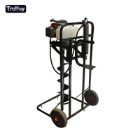 Machine de forage à essence à couple élevé, avec embout à dégagement rapide pour le repiquage en terrain accidenté et les travaux de forage agricole