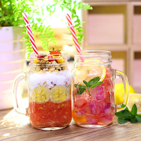 Gobelet en verre en forme de poulet, portable, grande capacité, avec couvercle à vis – Design moderne pour boissons froides, jus, lait, style bocal Mason
