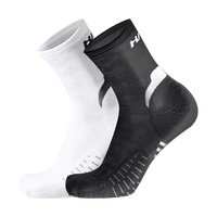 Chaussettes de vélo d'équipage à séchage rapide antibactériennes respirantes Chaussettes de cyclisme pour hommes