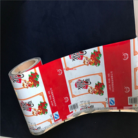 Sac d'emballage de rouleau de sachet de ketchup à prix d'usine personnalisable 10g 15g 20g
