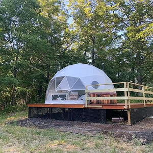 2024 les plus populaires grand espace résistant aux intempéries couleur tente personnalisée dômes géodésiques pour glamping loisirs <span class=keywords><strong>location</strong></span> d'hôtel - Product Image 1