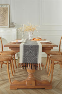 <span class=keywords><strong>Chemin</strong></span> <span class=keywords><strong>de</strong></span> <span class=keywords><strong>Table</strong></span> Rustique Style Jacquard Vintage en <span class=keywords><strong>Lin</strong></span> Chemins <span class=keywords><strong>de</strong></span> <span class=keywords><strong>Table</strong></span> Boho avec Glands pour Décoration <span class=keywords><strong>de</strong></span> <span class=keywords><strong>Table</strong></span> Maison et Usage Quotidien - Product Image 5