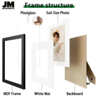 Cadres photo en bois personnalisés en gros, OEM ODM, cadres photo en MDF, 4x6, 5x7, 8x10, 11x14, 16x20, 24x36 pouces