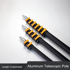 <span class=keywords><strong>Manche</strong></span> <span class=keywords><strong>télescopique</strong></span> en aluminium robuste et de taille multiple Poignée extensible en fibre de carbone - Product Image 5