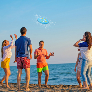 Balle d'eau en maille souple, disque <span class=keywords><strong>volant</strong></span> anti-éclaboussures, balle à eau à séchage rapide à presser pour jeux de piscine estivaux, divertissement extérieur pour enfants - Product Image 5
