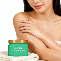 Crème pour le corps hydratante naturelle en marque privée OEM, beurre de karité fouetté, huile essentielle pure, crème au sucre ultra hydratante
