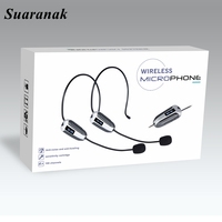 T-96 UHF condensateur double micro enseignement casque microphone avec affichage pour caméra/haut-parleur/chant/instructeur de Fitness
