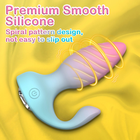 Vibromasseur anal télécommandé en silicone pour femmes, stimulateur de prostate à chocs électriques