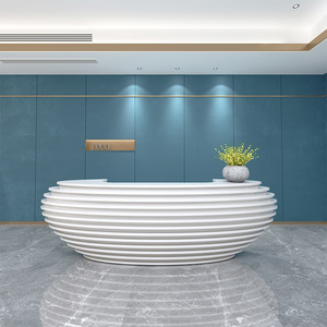 Novelty White <b>Desk</b> Antique Office <b>Small</b> Reception <b>Desks</b> Novelty Reception Black Gold Cubicle Modern Office <b>Desk</b> - Product Image 6