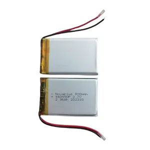 NOVA High quality 443450 3.7v 800mah 2.96Wh li-polymer battery 403550 3.7v li-ion battery 603450 for GPS devices