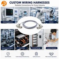 Kabel Ekstensi Industri IP67 M12 Sudut Kanan Female ke Female, Selubung PVC Abu-abu, Tembaga OFC untuk Peralatan Otomasi, Kabel Sinyal