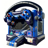 Nouvelle Conception 2026 : Château Gonflable Gamer 3D pour Enfants, Structure de Jeu en PVC 0,55 mm pour Fêtes et Location