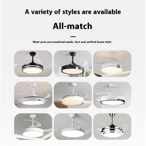 Grand ventilateur de plafond moderne tout en cuivre avec télécommande à LED pour la maison, le salon et la chambre à coucher directement à l'usine de Zhongshan - Product Image 5