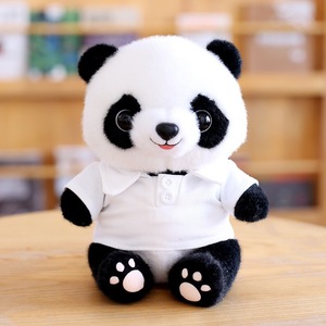 Biểu Tượng Tùy Chỉnh Siêu Mềm Panda Đồ Chơi Sang Trọng Với PP Bông Điền Dễ Thương Thú Nhồi Bông Búp Bê Cho Công Ty Quà Tặng & Khuyến Mãi - Product Image 6