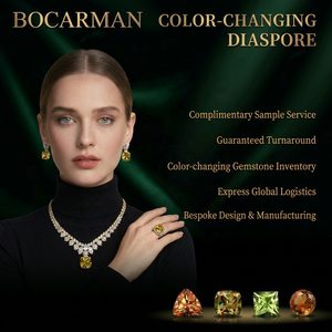 BOCARMAN Factory <strong>Direct</strong> Synthetic Zultanites Color Changing <strong>Beads</strong> Turkish Sultanite for Islamic Tasbih Rosary Loose <strong>Beads</strong> - Product Image 3