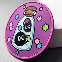 Patchs personnalisés en PVC souple 3D 2D avec logo en relief et sequins, à fixation auto-agrippante pour chapeaux et vêtements