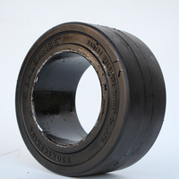 Pneus pleins à pression série SM 254x65x180, roues industrielles en caoutchouc-acier pour chariots élévateurs, certifiées ISO, tailles personnalisables