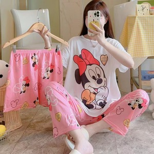 <span class=keywords><strong>Pigiama</strong></span> da <span class=keywords><strong>donna</strong></span> Casual traspirante Echeap da <span class=keywords><strong>donna</strong></span> in tre pezzi con stampa animalier cartone animato <span class=keywords><strong>pigiama</strong></span> di Natale taglia unica Kt - Product Image 4