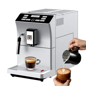 Fabricantes de fábrica para uso doméstico, cafeteira italiana, máquina automática para fazer café expresso, café de escritório