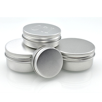 Aluminiumdosen mit Schraubverschluss für Hautpflegecremes, Niedriger MOQ, 10g 15g 20g 30g 40g 50g 60g 80g 100g 120g 150g 200g 250g