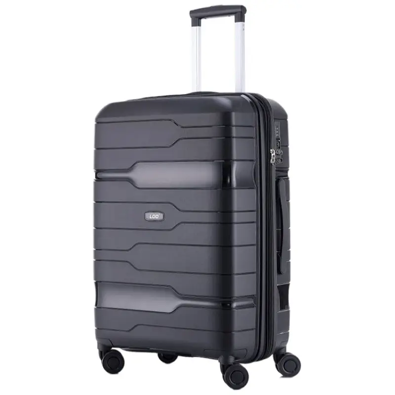 ПП алюминиевые ручные водонепроницаемые жесткие чехлы дешевые тележки Сумки для путешествий наборы чемоданов на колесах 20 дюймов