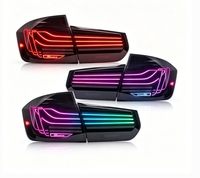 Nuevas Luces Traseras LED Antiguas F30/F35/F80 2012-2020 RGB DRL Impermeables a Prueba de Polvo Plug-and-Play Transparentes de Ajuste Universal en Forma de Estrella