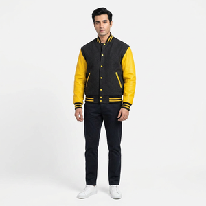 High Quality <b>Men's</b> Varsity <b>Jacket</b> with <b>Long</b> Sleeves Custom Color and Complete Customization CollegeBaseballjacket <b>for</b> <b>men</b> - Product Image 1