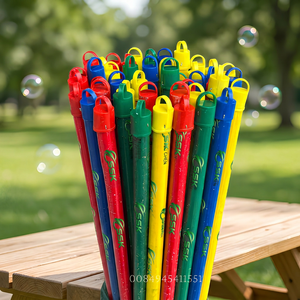 Palos de escoba de madera de eucalipto hechos en Vietnam, mango de madera, portátiles, impermeables, ligeros, recogedor con diseño de panda, ecológicos para el hogar - Product Image 3