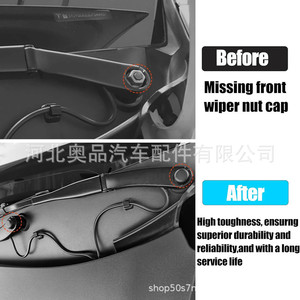 ฝาครอบแขนปัดน้ำฝน Aopin รุ่น 1106610-00-A สำหรับรถยนต์เทสล่า รุ่น Y และรุ่น 3 ทำจากพลาสติกไนลอน POMPP - Product Image 3