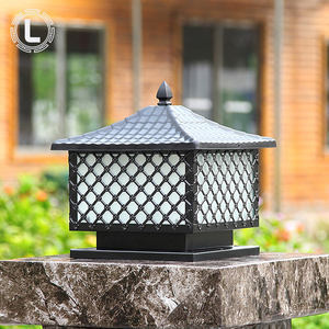 Lampe <span class=keywords><strong>de</strong></span> colonne <span class=keywords><strong>de</strong></span> portail <span class=keywords><strong>de</strong></span> jardin en métal à LED moderne imperméable, design électrique, extérieur - Product Image 5