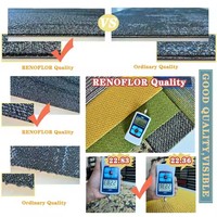 Lüks özelleştirilmiş 50x50 PVC altlıklı halı fayans kesim kazık jakarlı ofis toplantı odası zemin ev kullanımı için püsküllü